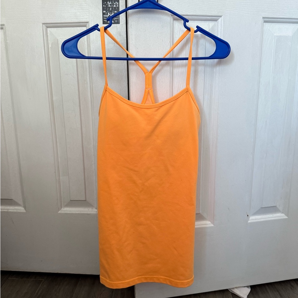 Lululemon Athletica Orange Tank Top